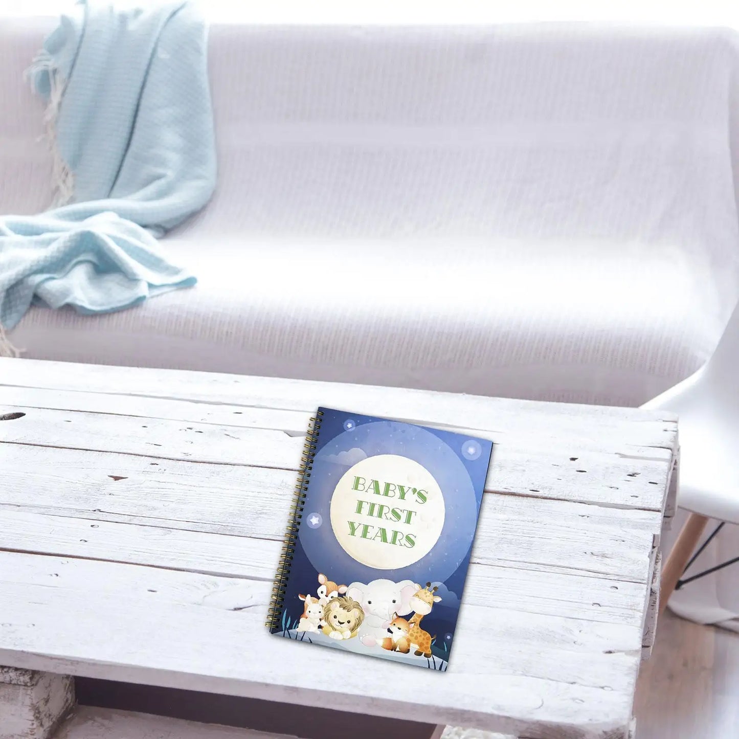 Baby Memory Book 40 Pages Baby Book Gender Neutral Photo Album Baby Shower Gift Minimalist Pregnancy Book Keepsake for Boy Girl