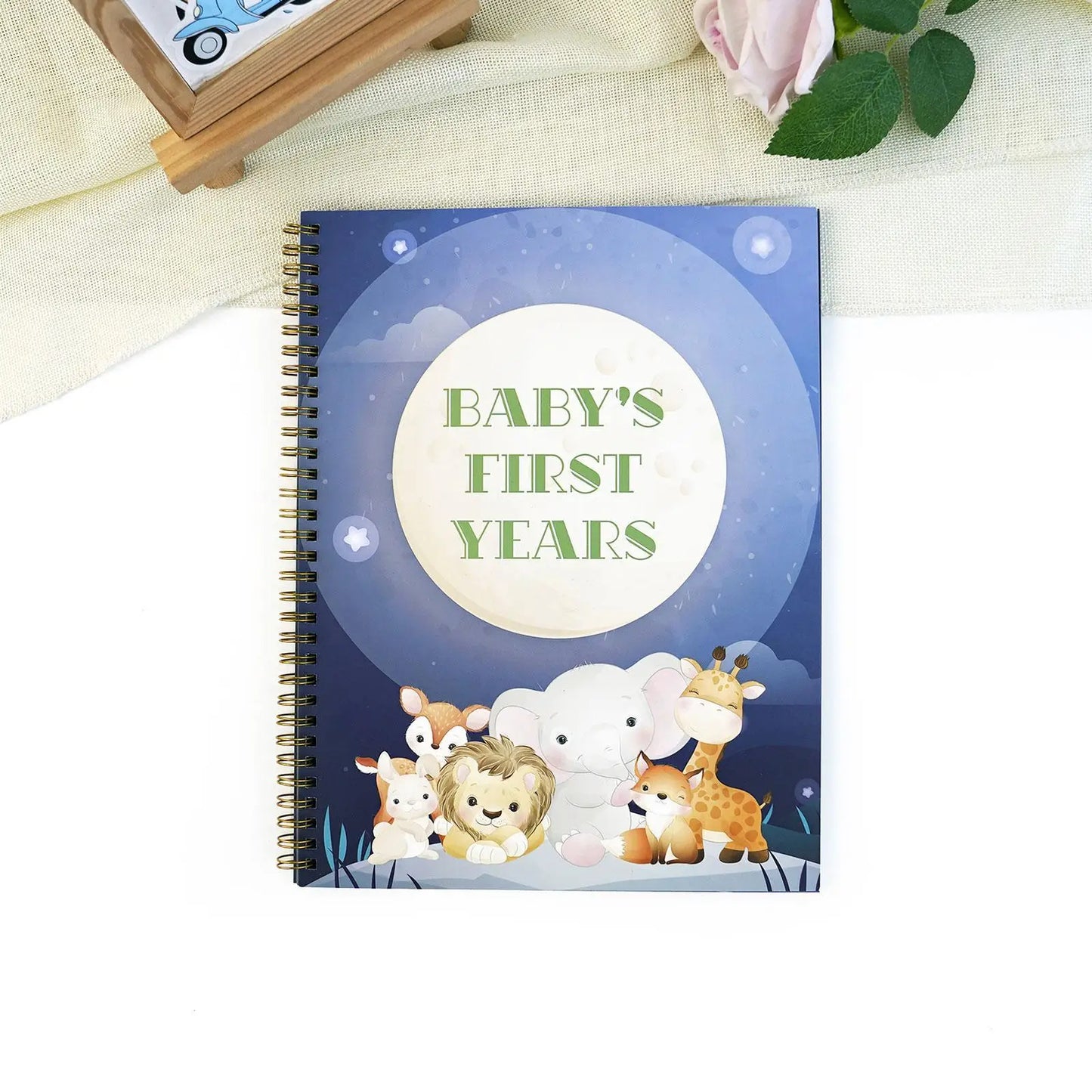 Baby Memory Book 40 Pages Baby Book Gender Neutral Photo Album Baby Shower Gift Minimalist Pregnancy Book Keepsake for Boy Girl