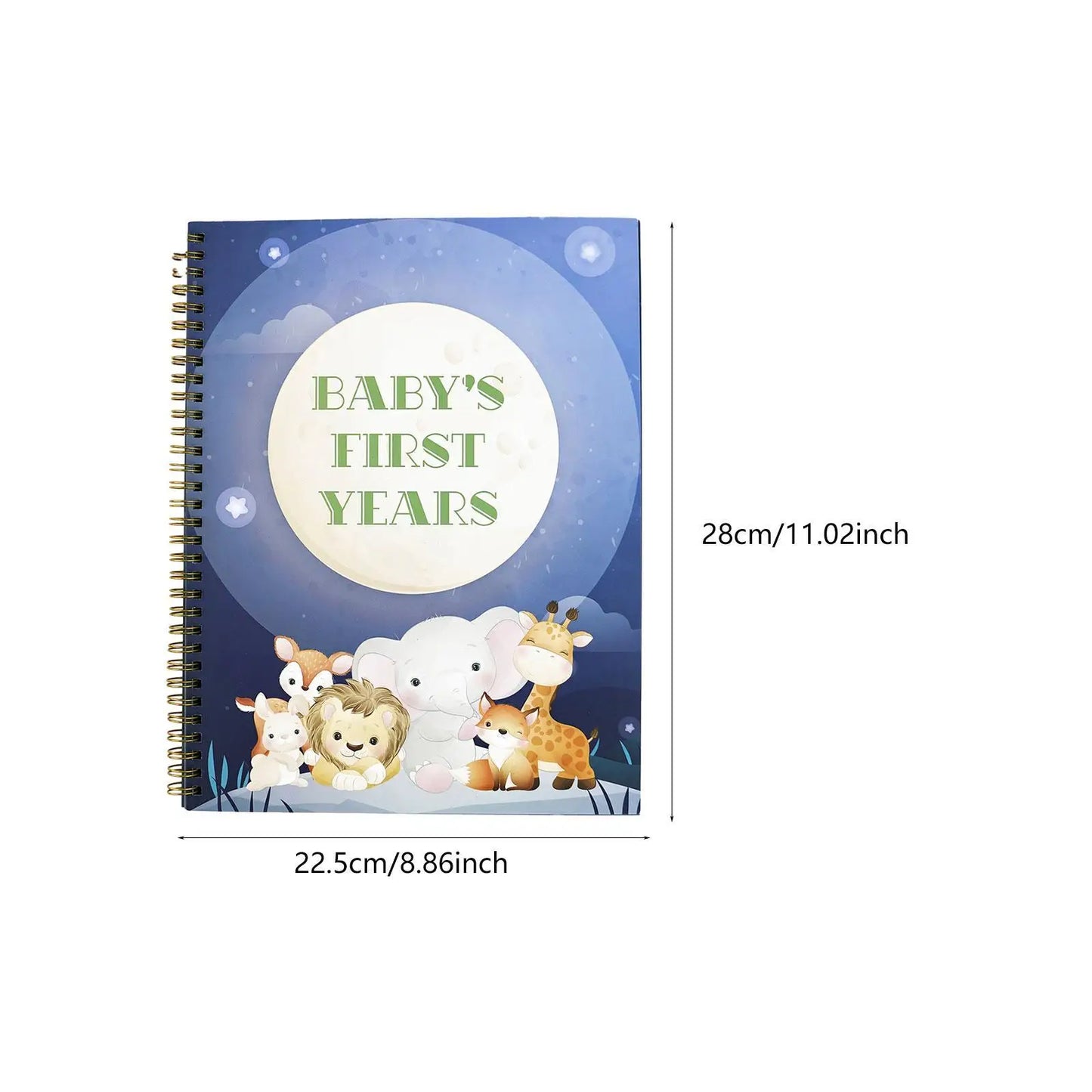 Baby Memory Book 40 Pages Baby Book Gender Neutral Photo Album Baby Shower Gift Minimalist Pregnancy Book Keepsake for Boy Girl