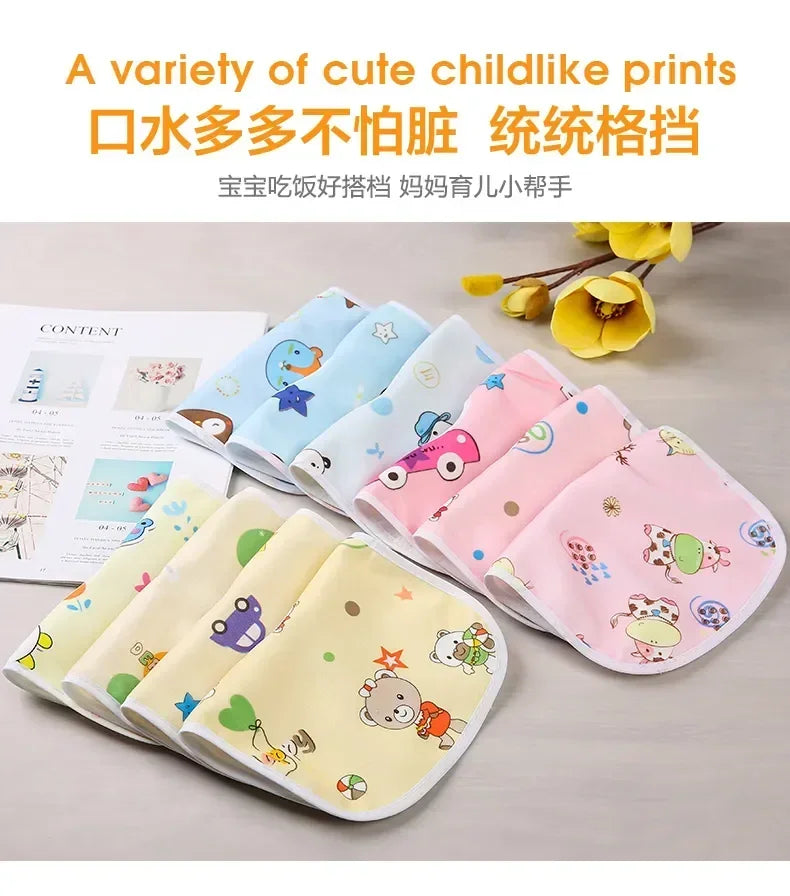 Baby Bibs for Children Waterproof Babys Bib Newborn Water Uptake Bibs Burp Cloths Things for Baby Stuff Feeding Boy Girl